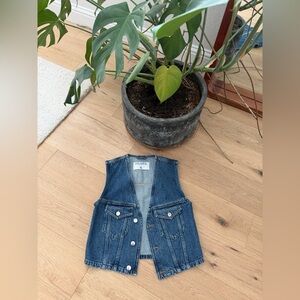 Flippa K Denim Vest Top